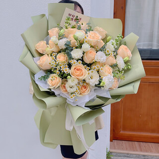 Eswina flower express delivers 11 rose bouquets as a birthday gift to your girlfriend nationwide and 19 champagne roses