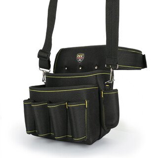 Fasite tool bag electrician waist bag repair bag waist hanging bag canvas thickened belt large size including belt strap