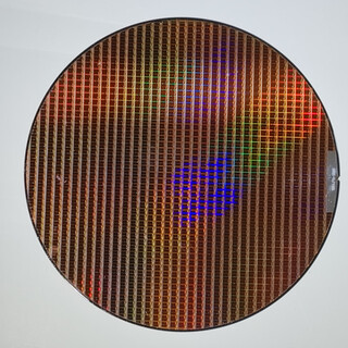 Crystal cpu wafer wafer photolithography integrated circuit chip semiconductor silicon wafer teaching science test eight inches 05 free acrylic bracket