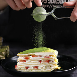 Youhuhu flour sieve, hand-held stainless steel ball, sugar powder sieve filter, matcha sieve, baking tools