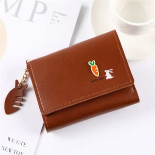 Qindu short wallet women's multifunctional small wallet fashion mini korean style female student coin purse card holder women