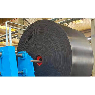 Ben xinnong customized high temperature resistant conveyor belt anti-skid transmission mining industrial belt nylon canvas huacheng conveyor belt rubber transmission belt black (flat) 300mm