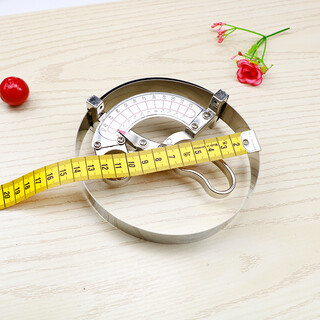 联能定制铜量帽尺头围尺大量帽尺帽围测量尺内径尺 测量帽围尺寸工具 小号42-52cm