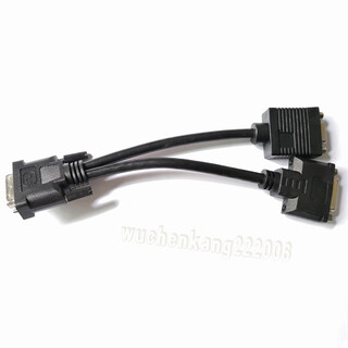 One-to-two dvi-i to dvi-d+vga cloud desktop thin client split-screen dual-screen conversion cable dual-screen conversion cable