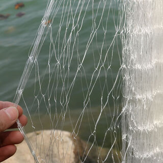Fenglingwang nylon mesh fishing net three-layer sunken net thickened handmade fish net durable net big fish wire mesh fish net fishing net sticky fish