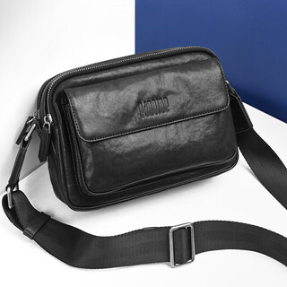 Pai baojue men's bag genuine leather shoulder crossbody bag first-layer cowhide trendy shoulder bag versatile fashion horizontal personalized small backpack