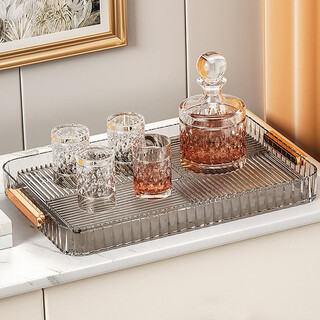 Yu boyan water cup drain tray tea tray put tea cup artifact food tray water cup holder living room storage tray with drainage