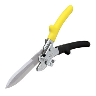 Malco multifunctional duct tool with wire cutter, double-edged blade, can cut in both directions