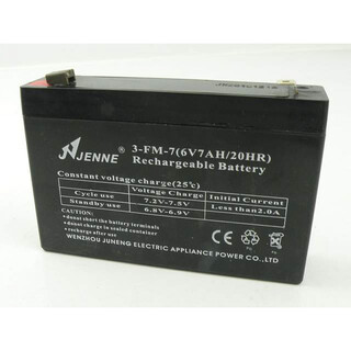 Jenne 聚能3-fm-7/6v7ah/20hr宝宝车电动童车蓄电池电瓶