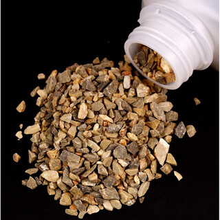 Marble limestone calcium carbonate 100g 500g block granular chemical laboratory prepared small particles 500g/bottle/grey