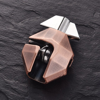 Small impression puzzle high-difficulty alloy luban lock magic metal adult beneficial children's intellectual toys brain-burning complete set thunder lock