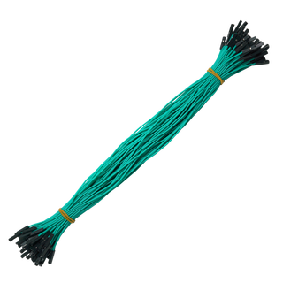Throwing stones 1p rehearsal dupont wire 26awg silicone insulated wire high temperature resistant electronic wire experimental supplies 100 wires in a bundle 20cm wire length 100 wires/item green 30cm male to female