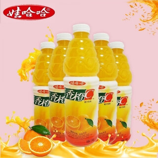 Wahaha's new product, orange c1.5l*3/6 large bottle, summer orange juice drink, a whole box of party juice drinks, orange c1.5l*6 large bottle