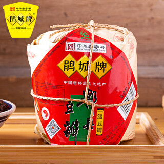鹃城牌（juanchengpai）郫县一级豆瓣酱一年陈酿四川特产正宗川菜家用炒菜老豆瓣 1000g纸包