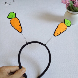 Lingchuan watermelon tomato fruits and vegetables diy spring headband festival funny student sports hair accessories customized cute and adorable