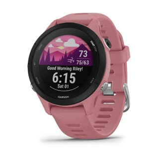 Garmin forerunner 255s pioneer smart watch, sports, sleep, heart rate and blood oxygen monitoring, pink, professional battery life, safe gps tracking, menstrual week pregnancy record