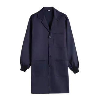 Camouflage coat, labor protection work clothing, men's dirty-resistant, breathable, dust-proof outer clothing, threaded cuff coat, navy blue, large size 155 to 220 jin jin equals 0.5 kg