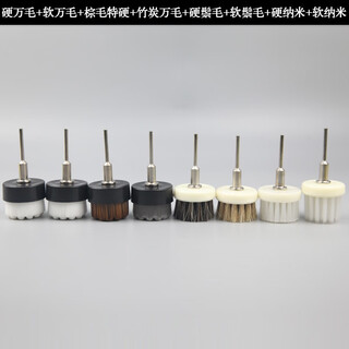 Blue lotus jiwenwan electric brush head rudraksha walnut ten thousand hairs nano hard pig bristle brush cleaning and polishing slurry tool brush head family portrait 8 types one each