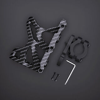 Raft core road car water bottle holder carbon fiber motorcycle bicycle water bottle holder electric car water cup holder mountain bike water bottle 01 style water cup holder one handlebar type carbon fiber