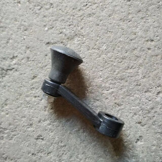 Lism changzhou dongfeng type 101 121/151 walking tractor rotary tiller tail wheel fork lifting screw handle crank one cast iron