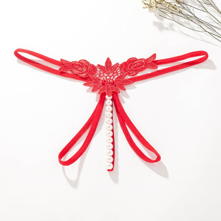 Long love lingerie women's extreme temptation set no-take-off see-through cosplay large size pajamas uniform red large size 140-160 jin jin equals 0.5 kg