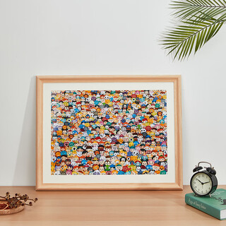 Chuangying 1000 piece puzzle framed frame customized size 2512 white wood color 1000 piece puzzle (75*50cm) 3013 solid wood color 1000 piece puzzle frame (70*50cm)