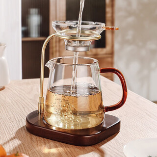 Cristalglass glass tea strainer tea strainer stainless steel filter tea brewing artifact tea filter tea strainer fair cup tea strainer clear glass male cup + tea strain + tea strainer stand