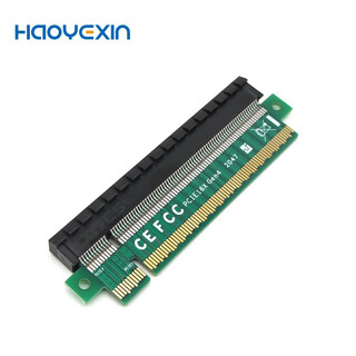 PCIE4.0 x16 转向卡测试延长转接保护卡 主板板卡插槽保护卡PCI-E GEN4全速16X pci-e4.0显卡转接卡直插款