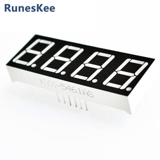 Digital tube 1/2/3/4 digits, common cathode/common anode, high brightness led red digital display tube 0.28/0.36/0.56 inch, 0.56 inch common anode, 4 digits