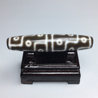 Jing ruyu jewelry selection tibetan top eighteen eyes horseshoe pattern old dzi beads for men and women recommended gifts