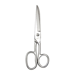 有双精致工业全钢剪刀家用办公剪子圆头不锈钢剪纸剪布小号学生手工剪 6寸/16.2cm