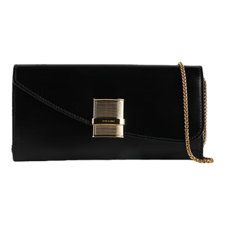 95% new ferragamo women's black wallet 0775203 gift for girlfriend