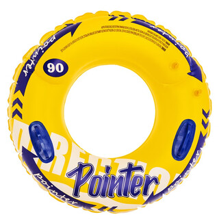 Hengtravler adult enlarged swimming ring with handle, thickened double air bag swimming ring, men's and women's inflatable floating row adult armpit swimming ring, yellow double air bag backrest 120#