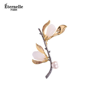 Eternelle french eternal magnolia brooch accessories elegant temperament pin button collar pin corsage gift