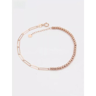 Chixing russian 585 purple gold 14k rose gold simple temperament fashion trendy ball bead bracelet gift jewelry