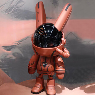 Internet celebrity robbi mars space rabbit large ornament shopping mall restaurant bar ktv trendy shop floor decoration sculpture 1.2 meters mars rabbit fixed jin