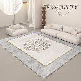 Gudie carpet living room new chinese sofa coffee table carpet new home bedroom study thickened anti-slip checkerboard modern no. 4468 140cm*200cm