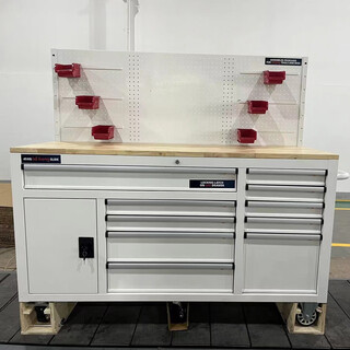 Lanjuren source factory frontier boutique multi-functional workstation tool cart tool cabinet one false penalty ten white 1854x597x1492