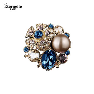 Eternelle french eternal austrian crystal brooch temperament collar pin accessories high-end corsage birthday gift