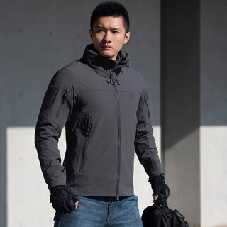 Dragon tooth iii b4 level dragon tooth tiger assault windbreaker spring and autumn casual outdoor commuting versatile jacket spy gray l 180/100a (150-165jin jin is equal to 0.5kg)