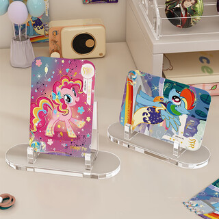 Beautifully made acrylic bar rack stand, card frame base, bar rack holder, small desktop, colored paper card tile card holder, gumei storage display stand, 2-pack, can hold bar rack/colored paper/small cards