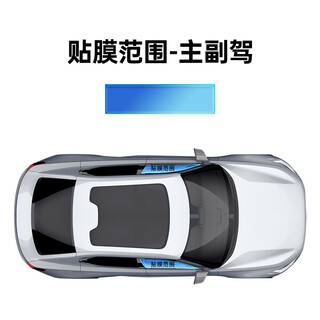Johnson & johnson original imported car film front windshield film side rear screen film single side window film glass insulation film solar film car window film explosion-proof ceramic film international brand main and passenger car jade