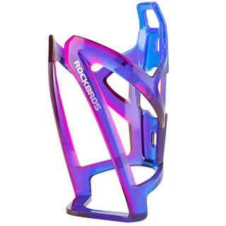 Rockbros bicycle water bottle cage colorful mountain bike road bike water cup rack cycling bracket equipment accessories blue purple