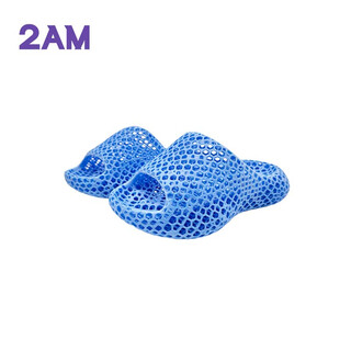 2am 4d printed one-piece children's slippers, lightweight, shock-absorbing, wear-resistant, massage, soothing, flat feet, parent-child fashionable slippers, tianlan 29