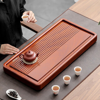 Bowei (bw) rosewood tea tray solid wood tea table simple drainage type kung fu tea set tray easy to clean 60*30*5cm