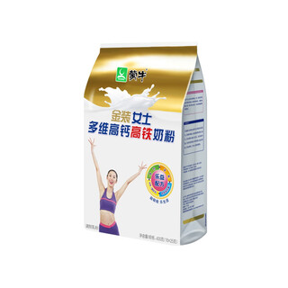 Mengniu mengniu adult milk powder gold women's multi-dimensional high calcium high iron milk powder 400g bag nutritious breakfast milk powder randomly delivered