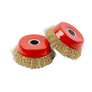 Blue phoenix bowl type wire wheel 100mm type grinding and rust removal wire brush metal grinding wheel cleaning and polishing wheel (20 pcs)