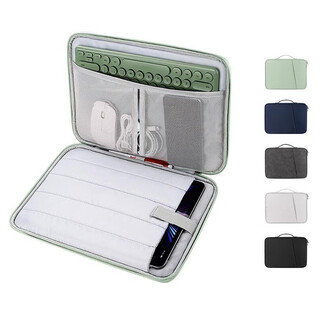 Sheng bei er tablet storage bag suitable for 12-inch 13-inch huawei matepad air apple ipad pro computer bag gray (sheep leather) 12/12.1/12.2/12.5/13.2/13.3-inch protective cover