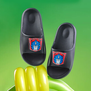 Transformers transformers children's slippers summer style for middle and large children non-slip soft bottom boys' slippers size 30/31