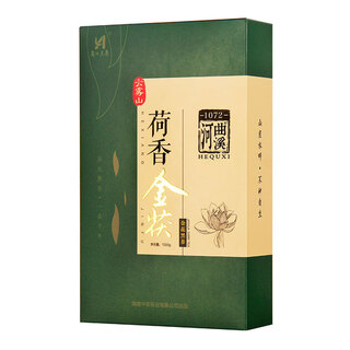 Hequxi (hequxi) black tea hunan anhua tea specialty lotus-flavored golden poria 1kg jinhua fu brick tea an 2017 lotus-flavored golden poria 1kg